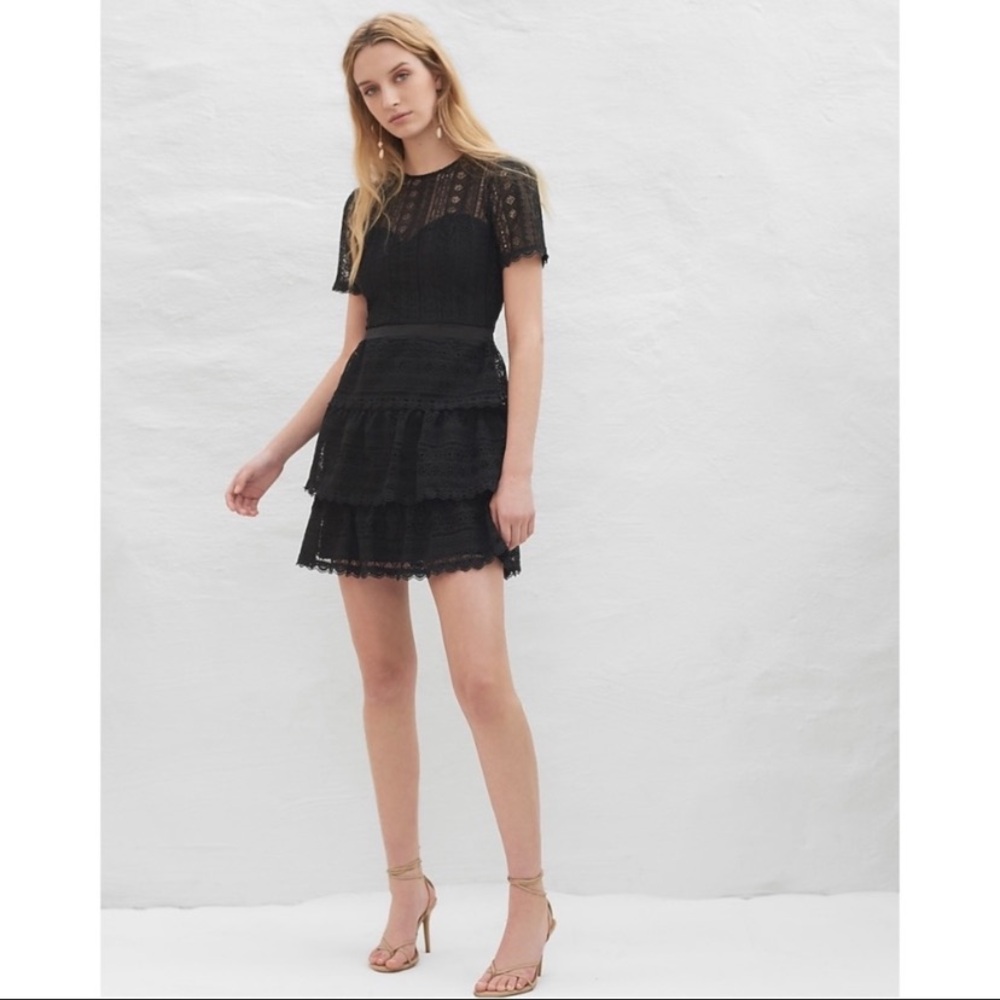 Express black lace dress new with tags